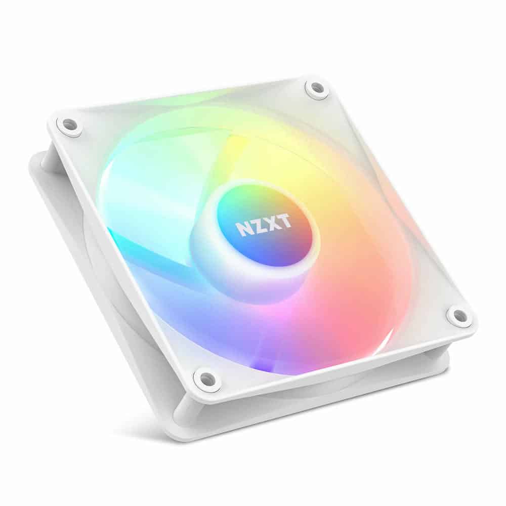(image for) NZXT F120 RGB Core 120mm PWM Fan 3 Pack with Controller White